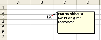 Kommentare werden dauerhaft angezeigt Kommentare werden dauerhaft angezeigt