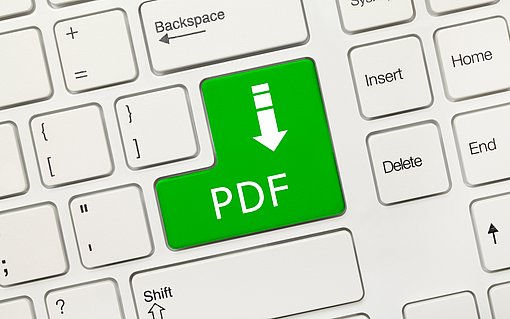 Datei als PDF speichern Dokument, Word, Speicherort, Dateityp
