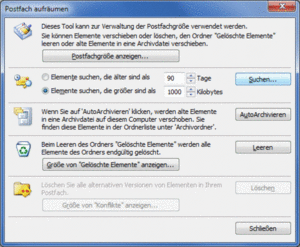 Outlook: Mit Funktionen das Postfach aufräumen - computerwissen.de