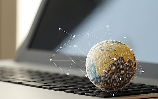 Internet und Netzwerk WLAN, Router, Geräte, Verbindung