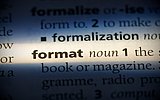 Formatierung, Schriftart, Überschriften, Absatz