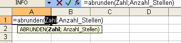Funktionsargumente für Excel-Listen schnell ermitteln Funktionsargumente für Excel-Listen schnell ermitteln