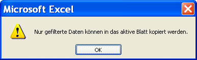 Ergebnisse von Excel-Spezialfiltern in ein anderes Tabellenblatt kopieren Ergebnisse von Excel-Spezialfiltern in ein anderes Tabellenblatt kopieren