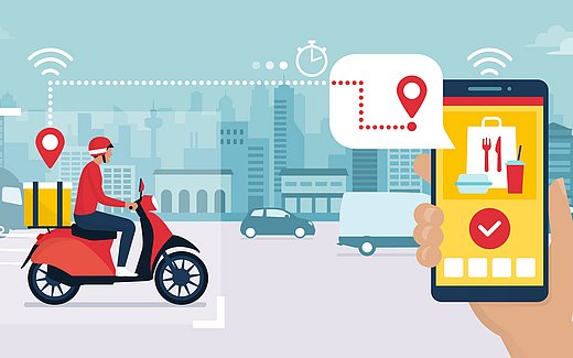 Unterwegs Smartphone, Reise, iOS, Android
