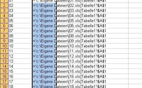 Excel-Listen kopieren und externe Bezüge anpassen 