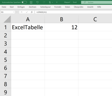 Inhalte einer Zelle zählen
