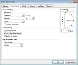 Mit dieser Option optimieren Sie die Schriftgröße für die Zellbreite
