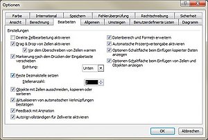 So verwenden Sie eine automatische Dezimalstelle in Excel bis einschließlich Version 2003