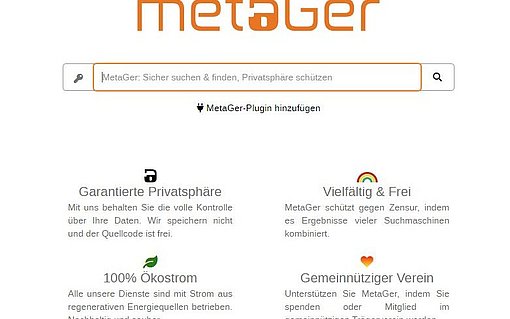 MetaGer Suchmaschine Metasuchmaschine, Ergebnisse, Suchergebnisse, Nutzer