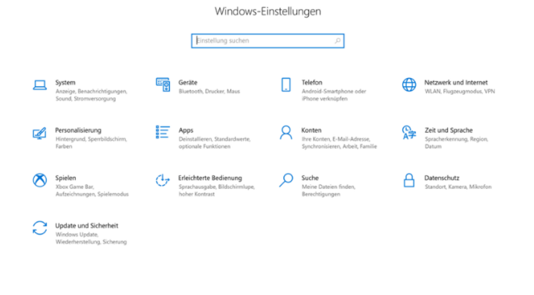 Einstellungen von Windows 10 Alles im Griff computerwissen.de