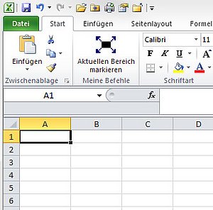 Ein neuer Excel-Befehl im Register START