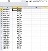So sehen die Zahlen ohne die Rautezeichen aus