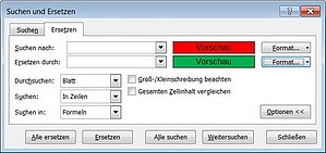 So ersetzen Sie beispielsweise die Hintergrundfarbe Rot durch die Hintergrundfarbe Grün