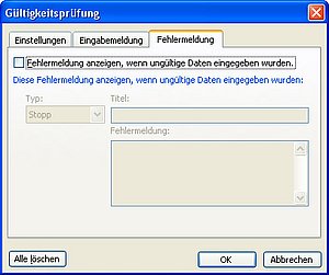 So deaktivieren die die Fehlermeldung