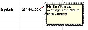 Wie Sie einen Hinweis oder einen Kommentar in eine Zelle eingeben