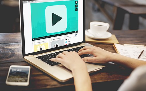 Videos Präsentation, Datei, Folie, Wiedergabe