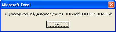 Excel-Arbeitsmappe automatisch mit Zeitstempel speichern Excel-Arbeitsmappe automatisch mit Zeitstempel speichern