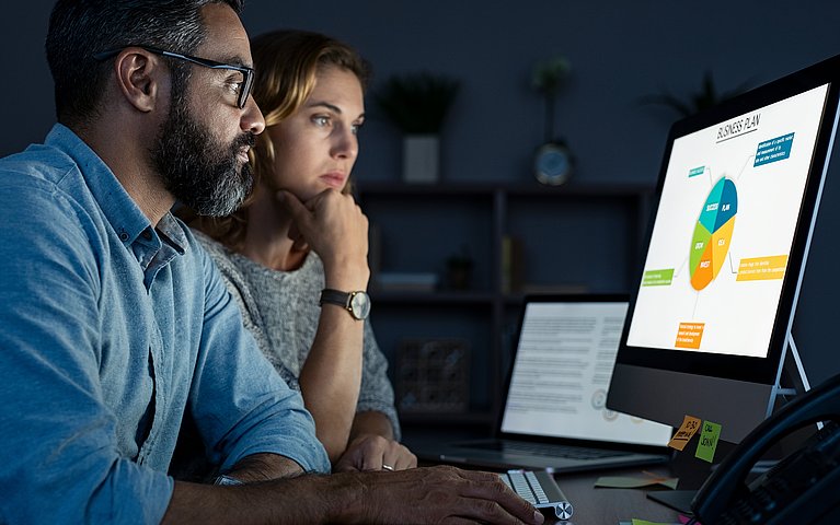 Präsentation überarbeiten Powerpoint, Folien, Datei, Agentur