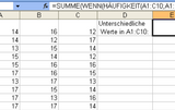 Excel, Liste, Tabelle, Funktion