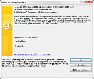 Wie Sie die Version in Excel 2007 erkennen