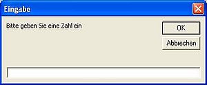 Eingabefenster