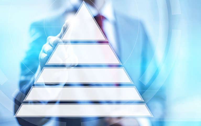 PowerPoint Pyramiden Version, Grafik, Präsentation, Gestaltung