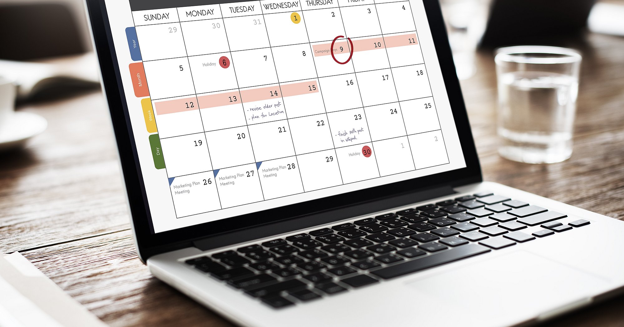 Excel-Vorlagen: Kalender kostenlos nutzen