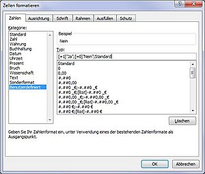 Dieses Zahlenformat setzen Sie zur Konvertierung ein