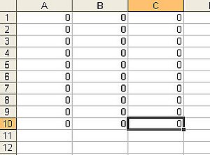 Die Formeln in der Tabelle hat ein Makro eingetragen