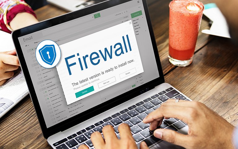 Firewall Netzwerk, Datenpakete, Verbindung, Zugriff