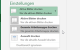 Excel gesamte Arbeitsmappe drucken