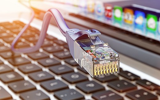 Netzwerk, Kabel, LAN, Geräte