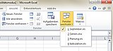 So schalten Sie zwischen Excel-Arbeitsmappen über das Menü um