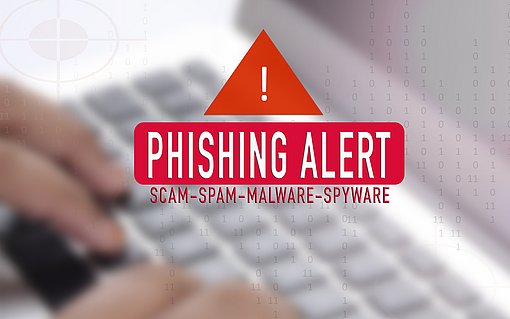 Phishing Betrüger, Mail, Opfer, Daten