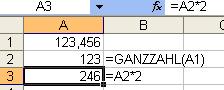 Kommazahlen in Excel-Ganzzahlen umwandeln Kommazahlen in Excel-Ganzzahlen umwandeln