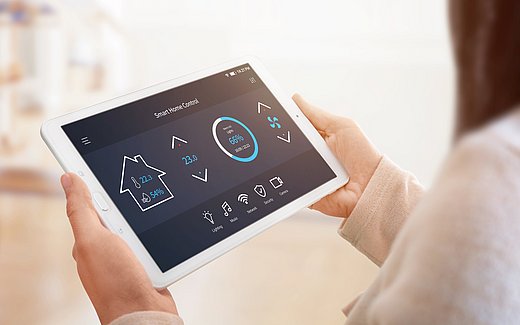 Haus, Internet, System, Verbindung