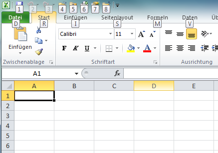 So rufen Sie Menübefehle über die Tastatur auf So rufen Sie Menübefehle über die Tastatur auf