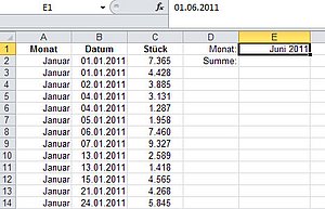 Monat und Jahreszahl über Zahlenformat