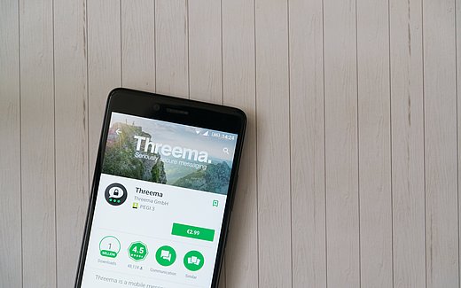 Threema Anleitung Verschlüsselung, Kontakte, Nutzer, Ende