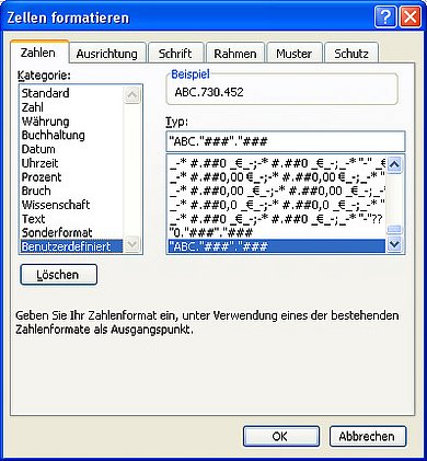 Individuelle Zahlenformate bei Excel konfigurieren Individuelle Zahlenformate bei Excel konfigurieren