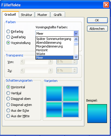 Spezial-Fülleffekte für Excel-Diagramm verwenden Spezial-Fülleffekte für Excel-Diagramm verwenden