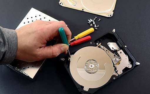 Festplatte reparieren Datenrettung, Defekte, Datenträger, Daten