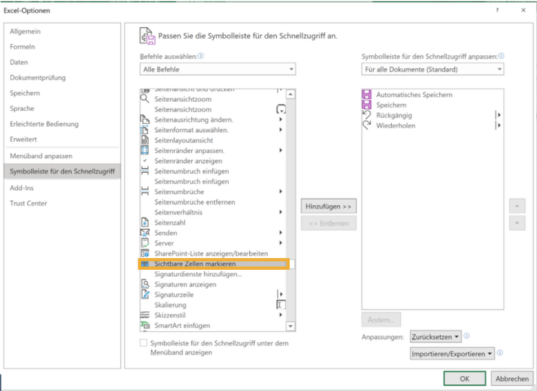 So markieren Sie ausschließlich sichtbare Zellen in Excel computerwissen.de