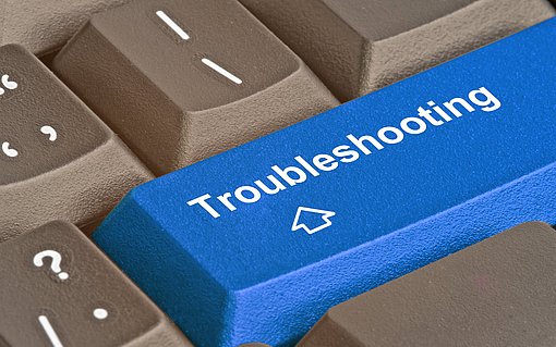 Troubleshooting Fehlersuche, Fehler, Probleme, Lösung