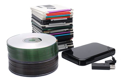 Externe Speichermedien Festplatte, USB, Speicher, Zoll