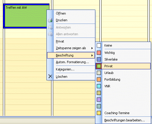 Farben zuweisen in Outlook 2000 bis 2003 - computerwissen.de