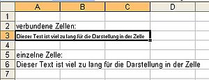 Verkleinerte Schrift