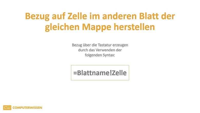Bezug auf Zelle oder Mappe