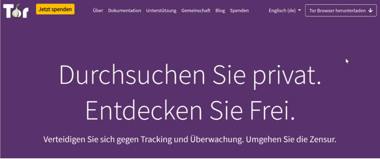 Sicherheit Tor Browser