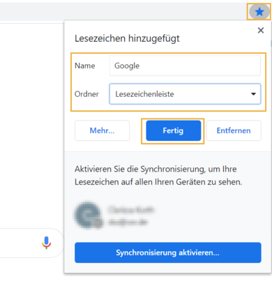 Google Chrome Lesezeichen: Finden, speichern, exportieren ...